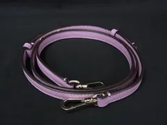 ■新品同様■ kate spade ケイトスペード レザー バッグ用 ショルダーストラップ 斜め掛け 肩掛け ライトパープル系 DK6619