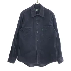 Paul Smith JEANS ポールスミスジーンズ 長袖 コーデュロイシャツ M ネイビー メンズ 古着