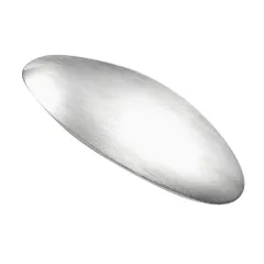 【B：シルバー × ワンサイズ】[Cream dot. クリームドット公式] ヘアアクセサリー レディース 8タイプ バレッタ ヘアクリップ 大きめ メタル セミマット ヘアライン加工 太め オーバル アーチ 光沢感 大人 上品 エレガント シンプル