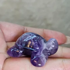 ドリームアメジスト✨亀🐢カービング✨