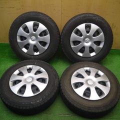 SUZUKI純正スチールタイヤ4本セット 155/65R14 管理258 - メルカリ