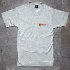 【90s・usa製】Fruit of the loom  Tシャツ  シングルステッチ  S size  杢グレー  黒タグ  Medieval Times  フルーツオブザルーム  ヴィンテージ  古着