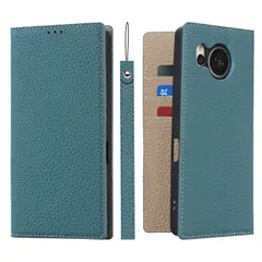 AQUOS Sense7 Plus ケース手帳型 sense7plus softbank ケース Pelanty 牛革製品 本革レザー 財布型カバー SHARP aquos Sense 7 Plus カード収納 スタンド機能 内蔵マグネット 手作りのサムネイル