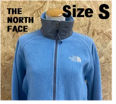 THE NORTH FACE　ザノースフェイス　ジップアップ　フリースジャケット　POLARTEC　水色　S