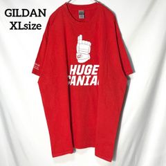【GILDAN】カロライナ ハリケーンズ NHL アイスホッケー HUGE CANIAC アメリカ　企業ロゴ　PNC プリント　オーバーサイズ　半袖Tシャツ　クロ　XL US古着