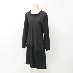 【極美品】ヨウジヤマモトプリュスノアール ノースリーブワンピース 変形 マキシ丈 2025年最新】yohji yamamoto noir / ヨージノアール ワンピース