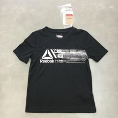 リーボック/Reebok　キッズ　Tシャツ　ブラック/黒　110　120　BQ9833 DLV28