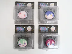 4点セット あんさんぶるスターズ×サンリオ おまんじゅうにぎにぎマスコット Eden/乱凪砂・七種茨・漣ジュン・巴日和