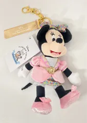 ディズニーストア プラッシュキーチェーン ミニー/DISNEY FLAGSHIP TOKYO 1周年