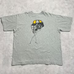 90s USA製 グラフィックt カレッジt ビンテージt 袖裾シングル COTTON EXCHANGE 古着