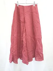 ◇ Θ IENA イエナ ロング丈 フレア スカート サイズ34 ローズピンク系 レディース E  【1508060004772】