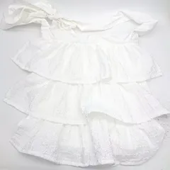 ◇ Θ apres jour アプレジュール ペプラムフリル ショルダーバック ホワイト レディース E  【1410290013588】