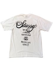 Stussy World Tour TEE 白L　未使用品