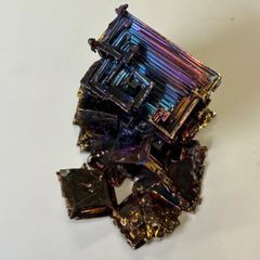 ビスマス結晶　紫青金