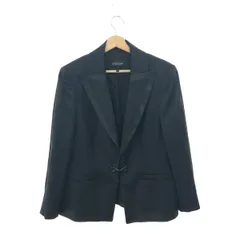 ESCADA エスカーダ ビジューボタンデザインジャケット 大きいサイズ:42 サイドライン/ドイツ製/テーラード    ブラック レディース / 240001158397のサムネイル