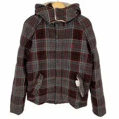 フレッドペリー FRED PERRY チェック ボアフーディ ウールダウンジャケット メンズ JPN：XL のサムネイル