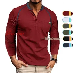 Tシャツ メンズ インナー トップス クルーネック 無地 長袖 カジュアル 肌触りスポーツ 長袖Tシャツ お洒落 胸ポケット付き おしゃれ シンプル ant4y792769