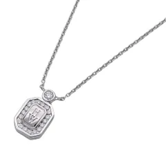 ハリー・ウィンストン HARRY WINSTON ネックレス レディース ブランド 750WG ダイヤモンド HWロゴ ホワイトゴールド ジュエリー 磨き済み 【中古】のサムネイル