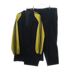 Yohji Yamamoto POUR HOMME (ヨウジヤマモト プールオム) 98SS ジャージ切り替え 3B テーラードジャケット スラックス ロングパンツ セットアップ  HJ-J27-816/HJ-P15-102のサムネイル