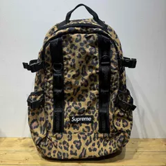 Supreme レオパード ヒョウ柄 フリース リュック バックパック 野村訓