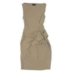LANVIN ランバン W0-2064-1008-P4B ノースリーブ ワンピース ブラウン系 34【中古】のサムネイル