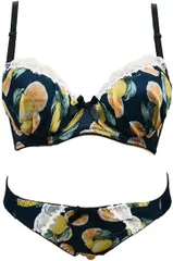 cmy select ブラジャーショーツセット( レモン柄,  C65)