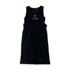 VALENZA PO SPORTS バレンザポースポーツ ラインストーン ノースリーブ ワンピース 40/ブラック レディース