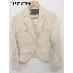 ◇ BUONA GIORNATA ボナジョルナータ 1B 長袖 テーラードジャケット サイズM ベージュ レディース  【中古】 【1109060012455】のサムネイル