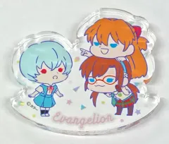 【中古】アクリルスタンド・アクリルパネル 真希波・マリ・イラストリアス＆綾波レイ＆式波・アスカ・ラングレー ゆらゆらアクリルプレート 「エヴァンゲリオン×セリア EVA PILOTSシリーズ 第2弾」