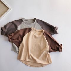 ロンT  ツートーン　80サイズ、90サイズ、100サイズ