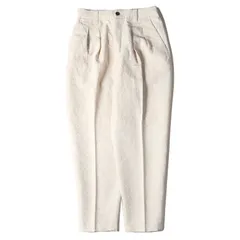 MAISON SPECIAL メゾン スペシャル パンツ サイズ:1 22AW 幾何学 リーフ モール ジャガード 2イン タック ワイド テーパード 11222461209 オフホワイト 白 ボトムス ズボンのサムネイル