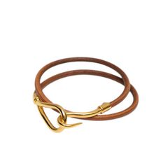 HERMES　エルメス　ジャンボ 2連ブレスレット　レザーブレスレット　8054000208821
