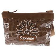 Supreme バンダナ柄 ショルダーバッグ レッド 楽天市場】supreme bandana tarp side bagの通販