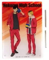 【中古】アクリルスタンド・アクリルパネル 孤爪研磨＆黒尾鉄朗(音駒高校) アクリルアートパネル 「ハイキュー!!」