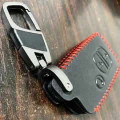 トヨタ キーケース プリウス 86 クラウン マークX アクア BRZ インプ カバー キーホルダー レザー キーリング フック スマートキー 傷防止