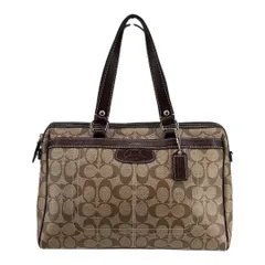 COACH　トートバッグ　シグネチャー　レディース　ハンドバッグ