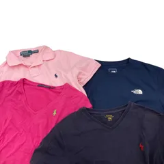 186004 現状品 ラルフローレン・ノースフェイス・ポールスミスなど Ｔシャツ ポロシャツ XS～Mサイズ5点まとめ売り☆