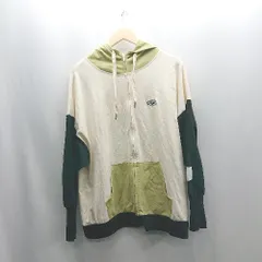 ◇ ⊂ CUBE SUGAR キューブシュガー 綿 長袖 パーカー サイズM ライトグリーン アイボリー ブラック レディース E  【1501230020053】のサムネイル