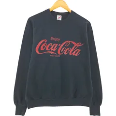 古着 90年代 ジャージーズ Jerzees Coca Cola コカコーラ アドバタイジング スウェットシャツ トレーナー USA製 メンズL相当/eaa531823