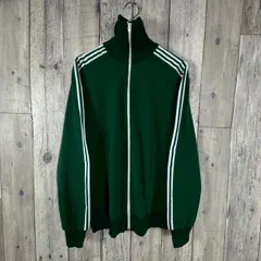 OLD EURO VINTAGE 80s ユーロ ヴィンテージ スタンドネック ハイネック フルジップ ライン ジャージ トラックジャケット 102 サイズ