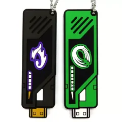 【中古】雑貨 サイクロン＆ジョーカー ガイアメモリ ラバーキーホルダー 「一番くじ 仮面ライダーW×風都探偵」 F賞