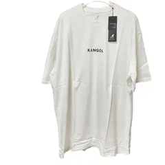 【新品】カンゴール   kangol 半袖　ロゴtシャツ ホワイト　白　オーバーサイズ　BIGシルエットアメリカンコットン