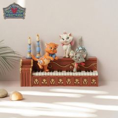 おしゃれキャット キトゥンズピアノ 12.4cm | ディズニー トラディションズ ジムショア グッズ フィギュア 人形 置物 彫刻 正規輸入品