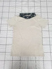 ◇ Θ EASTBOY COMET イーストボーイコメット チェック柄 半袖 ポロシャツ サイズ9 ベージュ系 レディース E  【1509100083580】