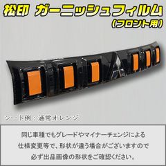 松印 ガーニッシュフィルム フロント用 デリカミニ B34A B35A B37A B38A