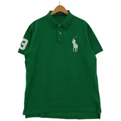 POLO Ralph Lauren ポロ ラルフローレン 刺繡 ポロシャツ sizeLG/グリーン