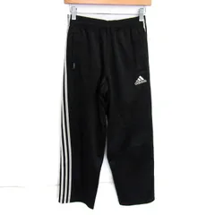 アディダス パンツ ボトムス ジャージ クライマ365 スポーツウエア キッズ 男の子用 160サイズ ブラック adidas 【中古】