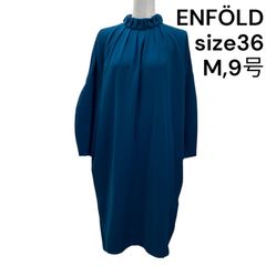 ENFOLD ハイネックドレス マキシワンピース ライトバックウォーム