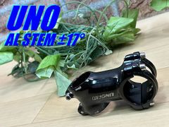テルスポ イチ推し!! ほぼ未使用!! UNO AL STEM 60mm ±17° 118g ウノ アルミステム ホリゾンタル 水平 ロード ミニベロ クロス ピスト MTB 同梱発送承り中!! M-1313