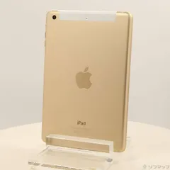 〔中古品〕 iPad mini 3 16GB ゴールド MGYR2J／A au【295】